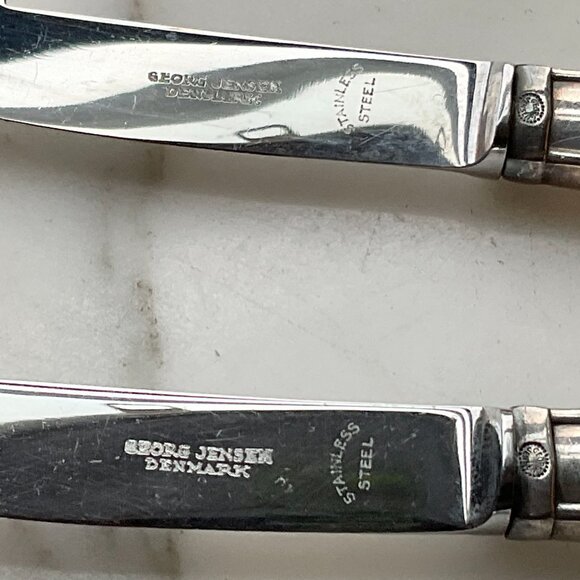 Georg Jensen Frank Cobb Sterling Silver Knives marked
